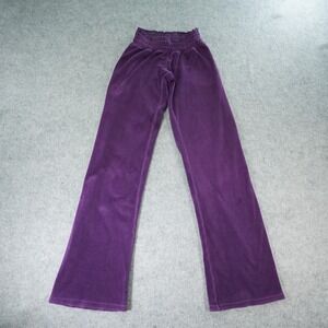 Vintage Juicy Couture Pants Womens Purple Ruffle P Petite Extra Chica Straight
